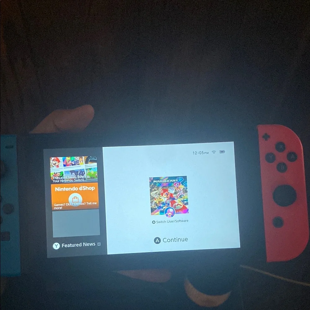 Nintendo Switch Console Blue and Red Joy-Con